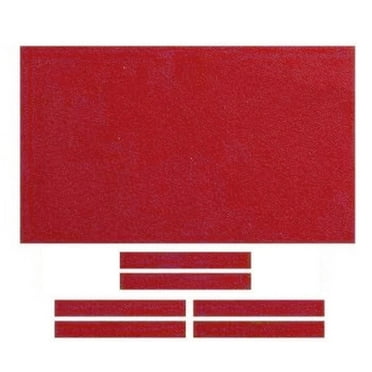 Dsseng Billiard Cloth Pool Table Felt for 7‘ 8‘ 9‘ Pool Table Pre Cut Bed & Rails   9ft Red