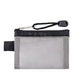 thumbnail image 1 of Dsseng Clear mini Transparent nylon mesh zipper storage bag ID bank card credit card organizer pocket portable purse cute wallet keys earphone zipper pouch, 1 of 5