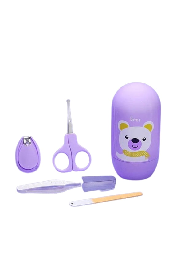 Complete Baby Nail Care Kit - 4-in-1 Grooming Set with Safe Clippers, Scissors, Nail File and Tweezers - BPA-Free and Portable for Newborns, Infants, and Toddlers - Perfect Baby Shower Gift