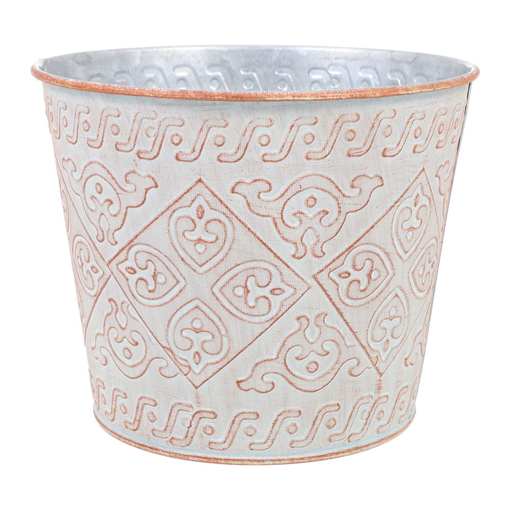 Dsseng Flower Metal Bucket Vase Planter Pot Galvanized Farmhouse Vintage Buckets Iron Rustic Jug