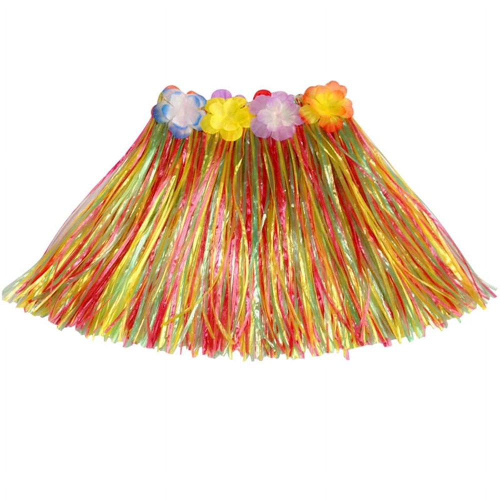 Dsseng Girls‘ Elastic Hawaiian Grass Dancer Party Decoration Costume