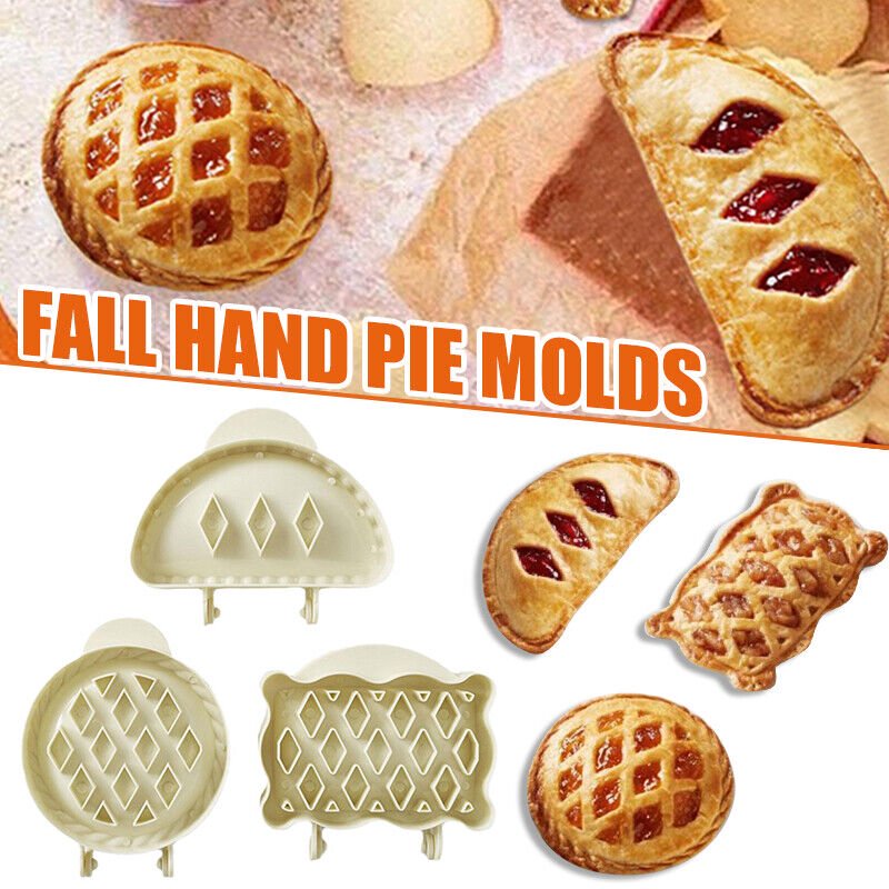 Dsseng Handmade Pie Mold Classic Mini Hand Pie Molds Fall Mini Pie
