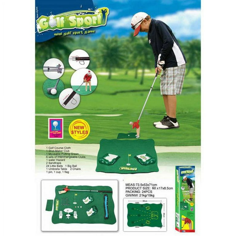 Mini Golf Toys For Kids Funny Golf Gifts, Retirement Gift One Mini Golfer  For Parent-Child Interaction, Fun Play Golf Indoor Games, Family Game For 6