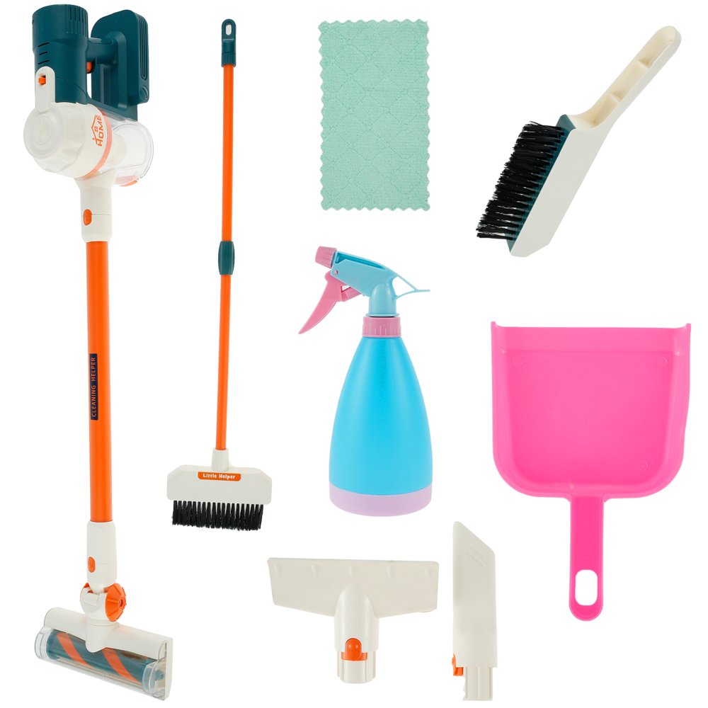 Dsseng Kids Cleaning Set Realistic Toddler Broom Set for Housekeeping