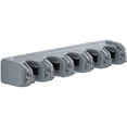 thumbnail image 1 of Dsseng Mop Broom Holder Garden Tools Wall Mounted Organizer Storage Hooks Garage Storage Rack Hanger 5 Position and 6 Hooks., 1 of 5