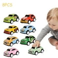 thumbnail image 1 of Dsseng Pull Back Cars, 8 Pack Pull Back Racing Vehicles Mini Car Toys for Kids, 1 of 5