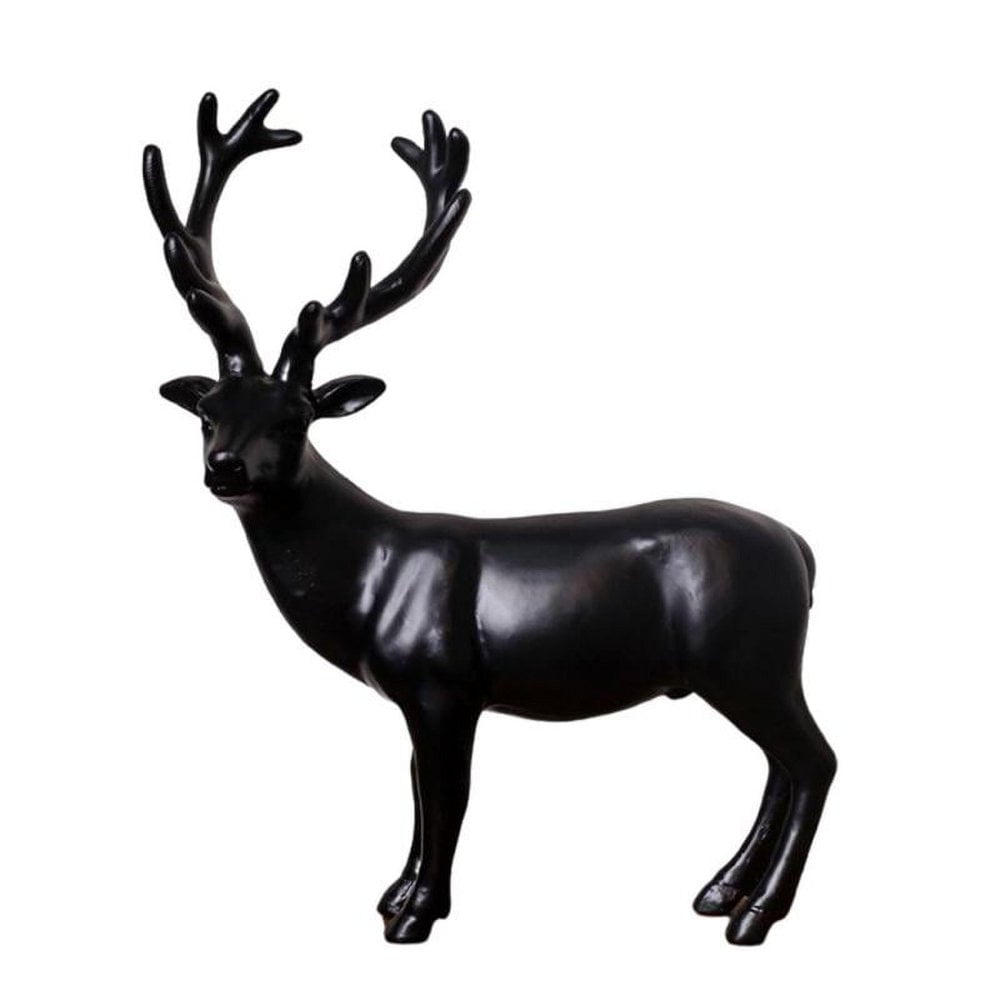 Dsseng Resin Deer Figurine Abstract Decorative Sculpture Prop Wedding Gifts Crafts for Room