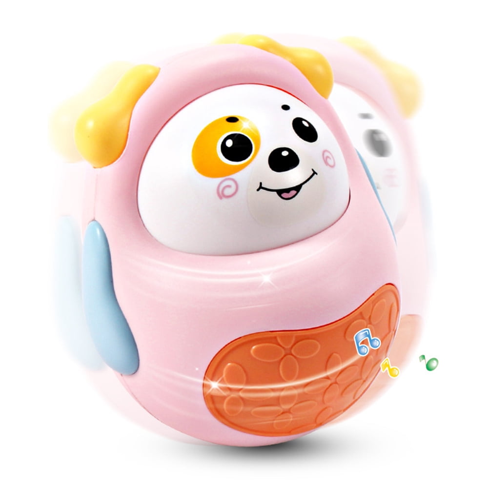 Dsseng Roly Poly Toy，Baby Musical Tumbler Wobbler for 3-12 Months ...
