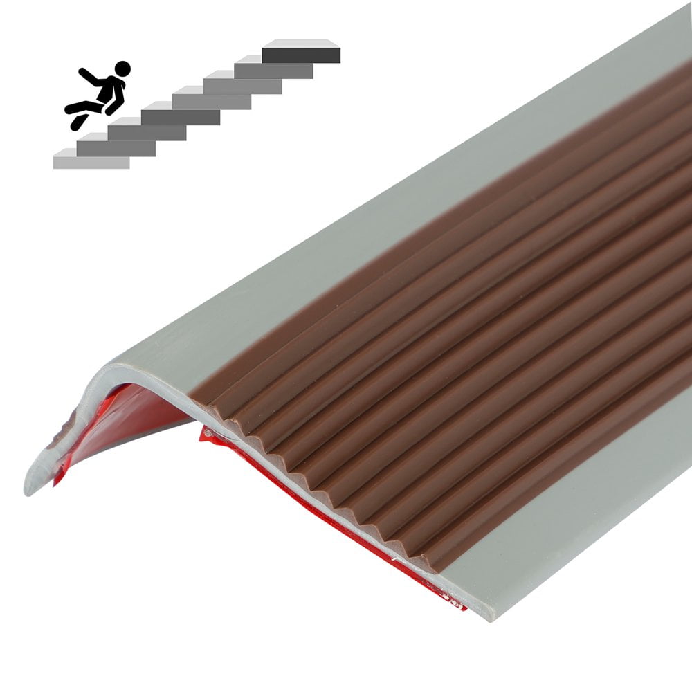 Dsseng Stair Edge Protector LShape Step Edge Trim Strips Nonslip