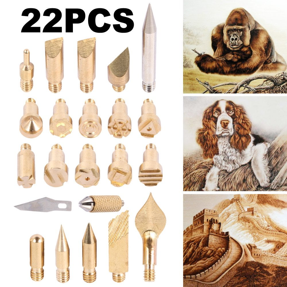 Dsseng Wood Burning Pyrography Pen and Soldering Iron Kit Wood