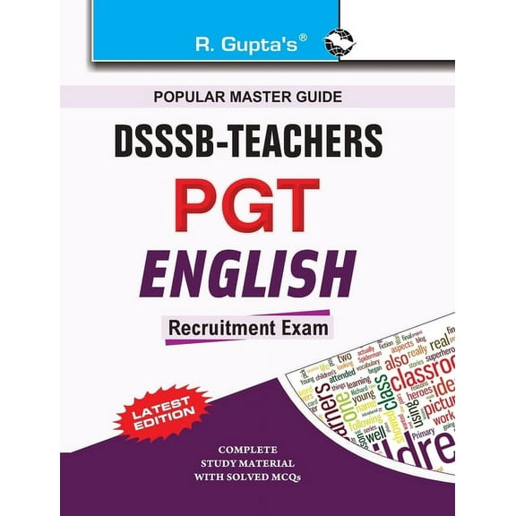 Dsssb: Teachers PGT English Recruitment Exam Guide, (Paperback)