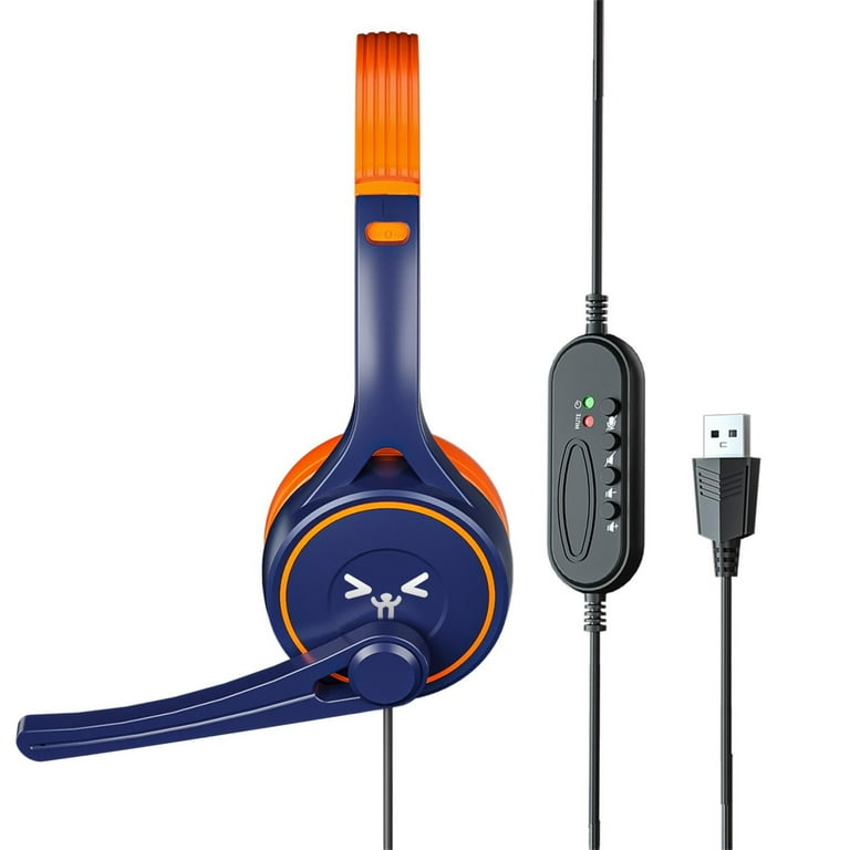 Dt990s USB Stereo Compitable With Mac Mic Boom In Line PC For Volume For Classroom For Pc Connection Control Office Or Home Headset Adjustable G7