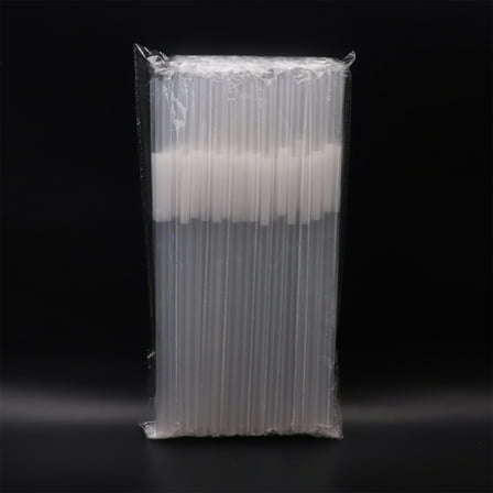 Dtchengua 100 Colorful/Black/WhitePlastic Drinking Straws 12.5 Inches Long Straws for Home Use Milk Juice Drinks Party Decorations Straws Disposable