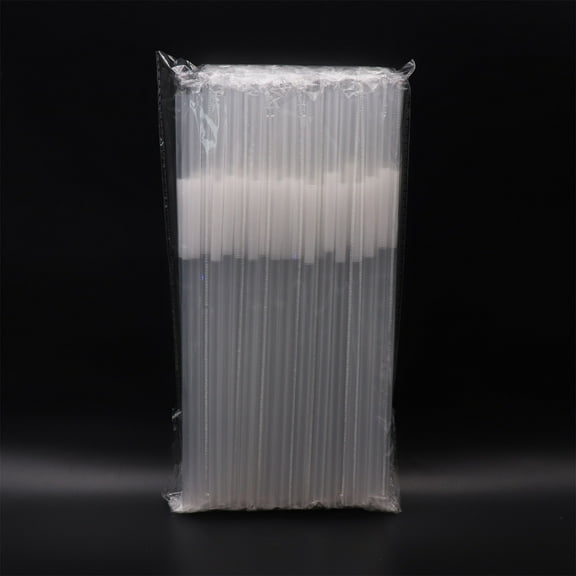 Dtchengua 100 Colorful/Black/WhitePlastic Drinking Straws 12.5 Inches Long Straws for Home Use Milk Juice Drinks Party Decorations Straws Disposable
