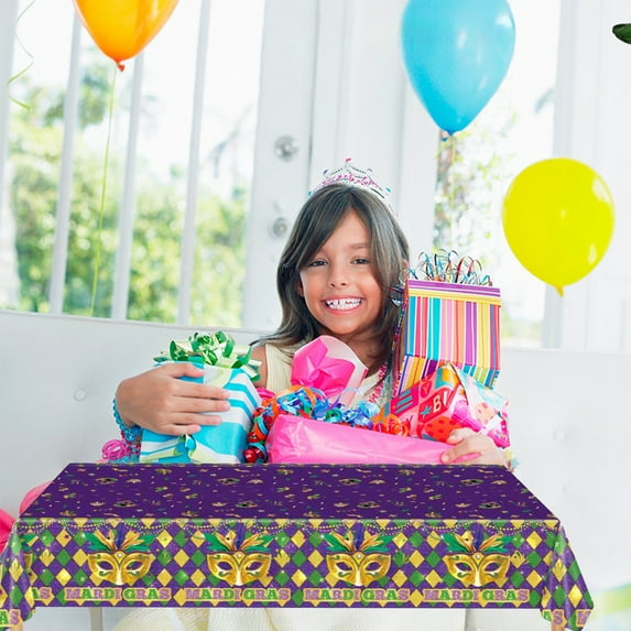 Dtchengua Carnival Party Supplies Set - Disposable Tablecloth for Themed Event