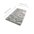 thumbnail image 1 of Dtchengua Coastal Beach Bath Mats for Bathroom Decor, Seashells Starfish Absorbent Bath Rug Non-Slip Floor Rug Carpets for Kitchen Bathroom Laundry Bedroom Living Room, 1 of 8