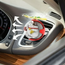 Dtchengua Cute Animal Air Freshener Diffuser Rotating Propeller Vent Fresheners Automotive Air Fresheners Aromatherapy Ornament Car Accessories
