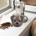 thumbnail image 1 of Dtchengua Dachshund Dog Coffee Mug, Whimsical Ceramic Tea Cup with 3D Dog Handle - Gift for Dog Lovers, Cute & Functional Mug, 1 of 5