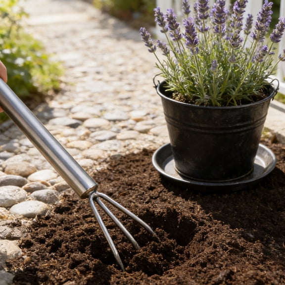 Dtchengua Garden Shovel ,Stainless Steel Gardening Tools for Gardens, Flower Beds, Pots & Balconies