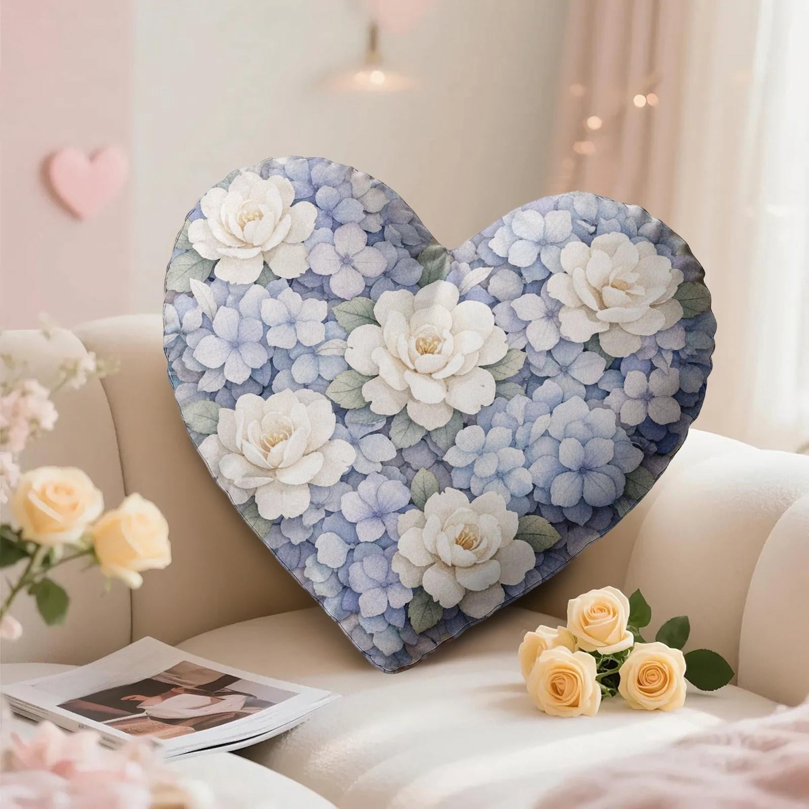 Heart Shaped Throw Pillownull