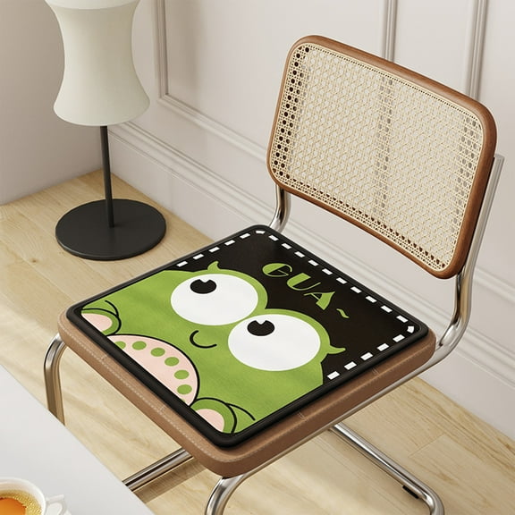 Dtchengua Ice Silk Cooling Chair Cushion - Breathable Office Seat Pad with Non-Slip Base, Summer Gel-Infused Cushions for Desk Chairs & Stools (14"x14")