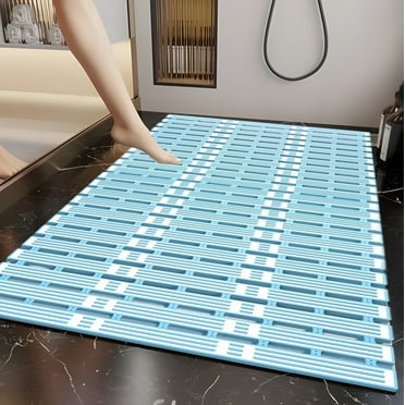 Dtchengua Shower Mat for Inside Shower,Non-Slip Bathroom Mat With Wall-Mounted Suction Cups And Easy To Clean -Slip Bath Rug For And Safe, Soft and Eco-Friendly Materials