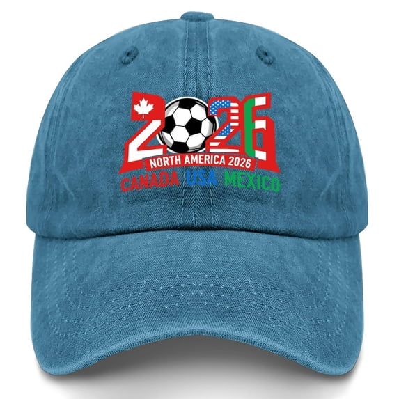Dtchengua World Cup 2026 Hat - Collectible Cap for Soccer Fans, Perfect Gift for Supporting USA, Canada & Mexico