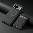 thumbnail image 1 of Dteck 2 in 1 Detachable Wallet Case for Google Pixel 9 / 9 Pro,Magnetic Leather Case with Removable Card Holder Wallet Compatible with MagSafe Shockproof Kickstand Back Cover,Black, 1 of 6