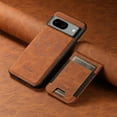 thumbnail image 1 of Dteck 2 in 1 Detachable Wallet Case for Google Pixel 9 / 9 Pro,Magnetic Leather Case with Removable Card Holder Wallet Compatible with MagSafe Shockproof Kickstand Back Cover,Khaki, 1 of 6