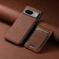 thumbnail image 1 of Dteck 2 in 1 Detachable Wallet Case for Google Pixel 9 / 9 Pro,Magnetic Leather Case with Removable Card Holder Wallet Compatible with MagSafe Shockproof Kickstand Back Cover,Brown, 1 of 6