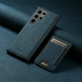 thumbnail image 1 of Dteck 2 in 1 Detachable Wallet Case for Samsung Galaxy S22 Ultra,Magnetic Leather Case with Removable Card Holder Wallet Compatible with MagSafe Shockproof Kickstand Back Cover,Blue, 1 of 6
