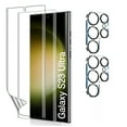 thumbnail image 1 of Dteck 2+2 Pack for Samsung Galaxy S23 Ultra Screen Protector, 2 Pack Soft TPU Film with Clear Camera Lens Protectors Fingerprint Compatible 3D Curved Max Coverage, HD Screen Protector for S23 Ultra, 1 of 5