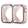 thumbnail image 1 of Dteck 2 Pack Case with Screen Protector for Apple Watch Series 10 46mm, Full Body Anti-Scratch PC Bumper Glass Screen Protective Cover,Rosegold, 1 of 7