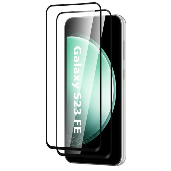 Dteck [2 Pack] HD Screen Protector for Samsung Galaxy S23 FE 5G, [Not Support Fingerprint Unlock] [Bubble Free] Full Coverage 9H Tempered Glass Film for Galaxy S23 FE 6.4 Inch,HD Screen Protector