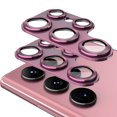 thumbnail image 1 of Dteck 2-Pack for Samsung Galaxy S22 Ultra,Lens Protector, Premium Tempered Glass Aluminum Alloy Metal Camera Lens Protector for Samsung Galaxy S22 Ultra 5G 6.8 Inch,Red, 1 of 7
