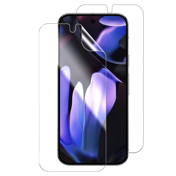 Dteck 2-Pack Screen Protector for Google Pixel 9 Pro XL, Soft TPU Hydrogel Film Full Cover HD Clear Film Case Friendly for Google Pixel 9 Pro XL, Clear