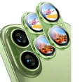 thumbnail image 1 of Dteck 2 Pack for iPhone 17 Camera Lens Protector, Shatterproof Strong Adhesion Metal Aluminum Alloy Tempered Glass Camera Screen Protector,Green, 1 of 6