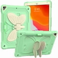 thumbnail image 1 of Dteck 2020 iPad 8th Case / 2019 iPad 7th Gen Case, Rugged Heavy Duty Shockproof Shoulder Strap Butterfly Kickstand Protective With Pencil Holder Cover for iPad 10.2 -#12, 1 of 1