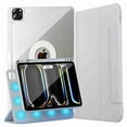thumbnail image 1 of Dteck for 2024 iPad Pro 11 Inch Case M4 (5th Generation) with Pencil Holder, Shockproof Detachable Magnetic Cover, Portrait and Landscape Stand Clear Back Cover, Gray, 1 of 13