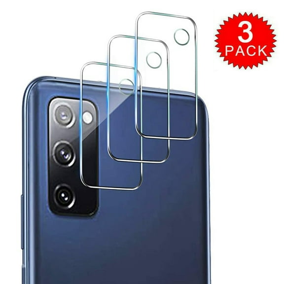 Dteck [3 Pack] for Samsung Galaxy S20 FE 6.5-inch Camera Lens Protector Anti-fingerprint Anti-Scratch Tempered Glass for Galaxy S20 FE 5G/4G Protective (Transparent)