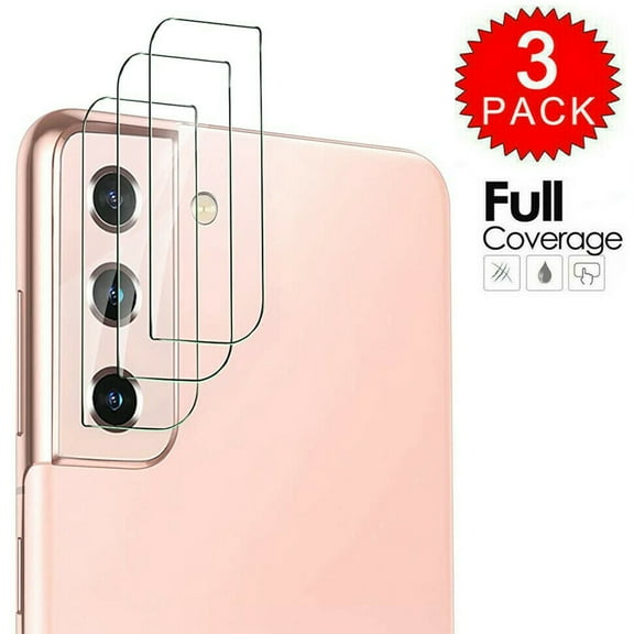 Dteck [3 Pack] for Samsung Galaxy S21 6.2-inch Camera Lens Protector Anti-fingerprint Anti-Scratch Tempered Glass for Galaxy S21 5G Protective (Transparent)