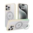 thumbnail image 1 of Dteck 360° Rotatable Magnetic Ring Stand Case for iPhone 14 / iPhone 13,Compatile with Mag Safe Shockproof Rubber + PC Slim Translucent Back Cover for iPhone 14 / iPhone 13,Colorful/Mint, 1 of 6