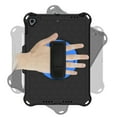 thumbnail image 1 of Dteck 360 Rotating Case for iPad 10.2 8th Gen 2020 / iPad 7th Gen 2019 / iPad Air 3rd Gen / iPad Pro 10.5 inch, Heavy Duty Shockproof Case with Screen Protector Film, Black+Blue, 1 of 5