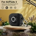 thumbnail image 1 of Dteck for AirPods 3rd Generation 2019 Case with Secure Lock, Compatible with Wireless Charging, Full Drop Protection for AirPods 3 with Keychain,Black, 1 of 5