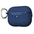 thumbnail image 1 of Dteck for AirPods 4th Gen Case Cover with Keychain, Full Protective Case for Men and Women, Compatible with Apple Latest AirPods 4 Case 2024,Blue-Lichee Pattern, 1 of 4