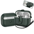 thumbnail image 1 of Dteck for AirPods Pro 2 Case with Phone Stand, Auto Open Secure Lock Cover Compatible with Airpods Pro 2nd Generation 2022 with Lanyard, Full Body Drop Protective Cover for Men Women,Armygreen, 1 of 7