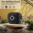thumbnail image 1 of Dteck for AirPods Pro 2 Case with Secure Lock, Compatible with Wireless Charging, Full Drop Protection for AirPods Pro 2nd Gen (2022) Case with Keychain,Black, 1 of 5