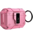 thumbnail image 1 of Dteck for AirPods Pro 2nd Gen Case with Secure Lock Clip, Hard Shell Full-Body Protective for Women Men with Apple AirPods Pro 2 Wireless Charging Case,Front LED Visible,Pink, 1 of 5