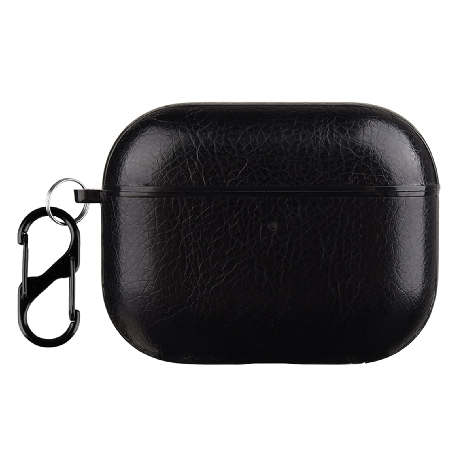 Dteck for AirPods Pro 3 Leather Case with Keychain,Front LED