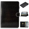 thumbnail image 1 of Dteck for All-New Amazon Fire Max 11 Tablet Case (13th Gen,2023 Release),Glitter Glossy PU Leather Folio Case with Card Holder Multi-Angle Stand,Black, 1 of 6